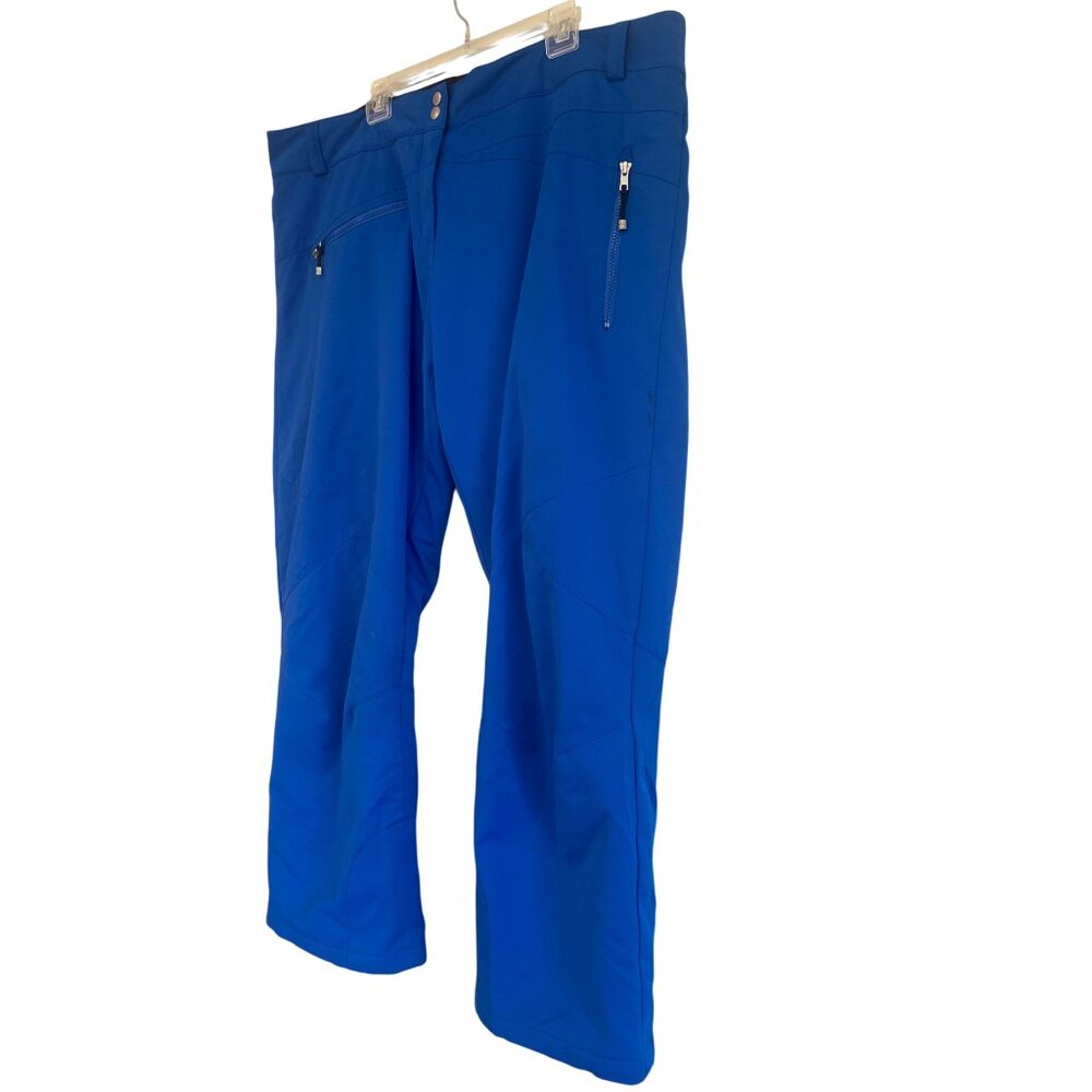 Obermeyer Malta 2XL Insulated ski/snowboard Pants Women's Size 20 Cobalt Blue - Picture 3 of 16